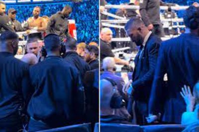 Boxing Commentator Steps In To Prevent Scuffle