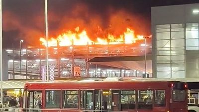 Flights Cancelled After Fire At Luton Airport Carpark