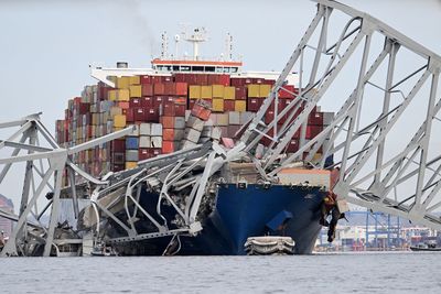 Bridge In US Collapses After Hit By Cargo Ship
