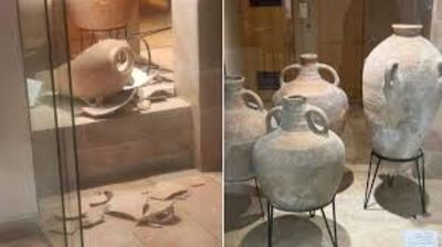 Boy Breaks 3,500-Year-Old Vase By Accident