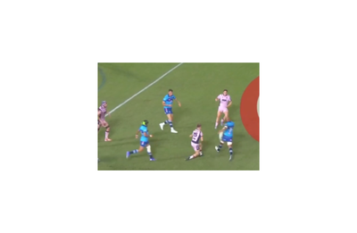 Nizaam Carr left-footed crosskick assist!