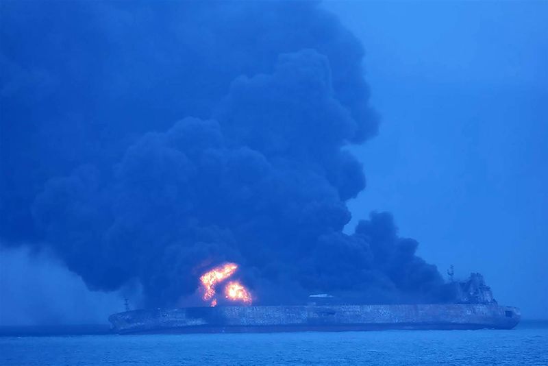 Video: 32 Missing After A Tanker Collided With A Cargo Ship Near Shanghai 1