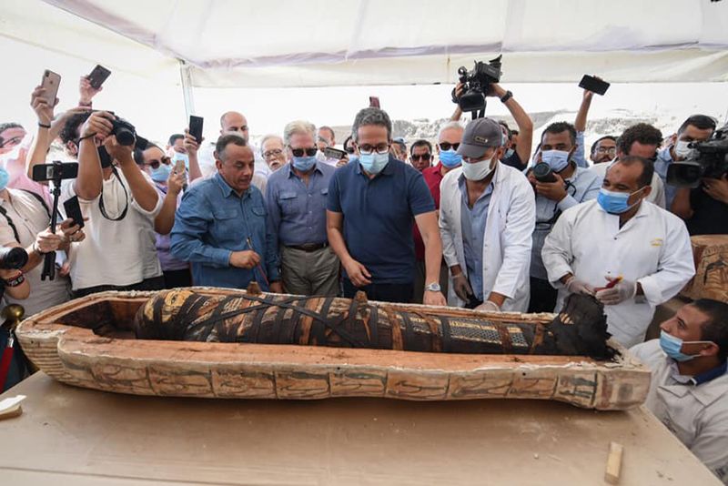 Egypt Opens 59 Ancient Coffins For The First Time After Being Discovered 1
