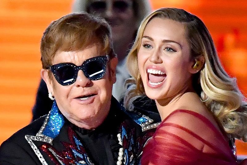 Miley Cyrus And Elton John Tease Fans With Cover Of Metallica Hit 1