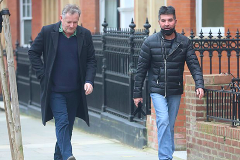 Piers Morgan Has The Best Conversation With Simon Cowell During 7 Mile Walk 1