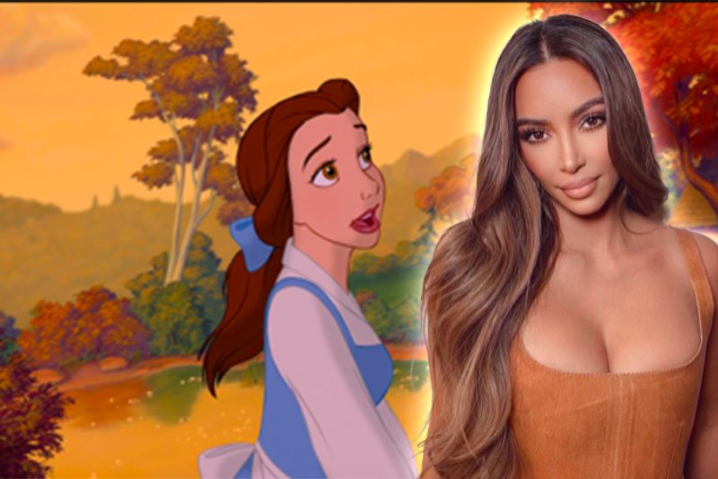 Kim Kardashian Show Off Hidden Singing Skills While Watching Beauty and the Beast 1