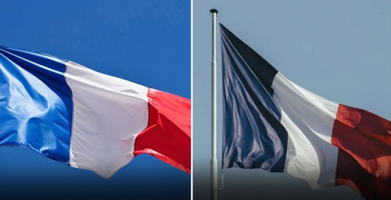 French President Changes Blue Used In National Flag 1