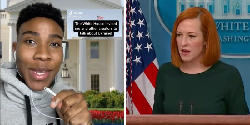 White House Recruits TikTokers To Help With Ukraine War Info 1