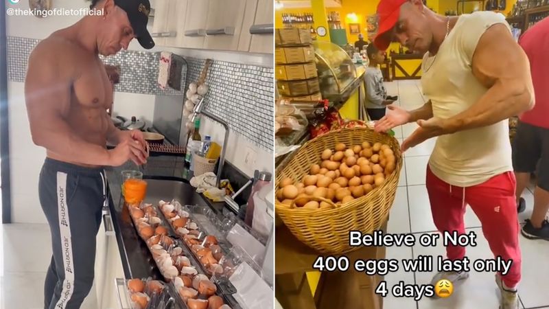 Fitness Influencer Eats 100 Eggs Per Day 1