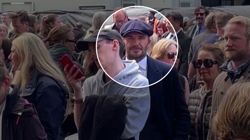 David Beckham Queues To Pay Respects To Queen 1