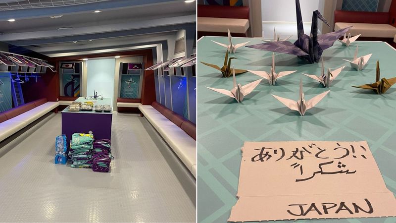 Japan Wins Over People’s Hearts With Clean Dressing Room 1