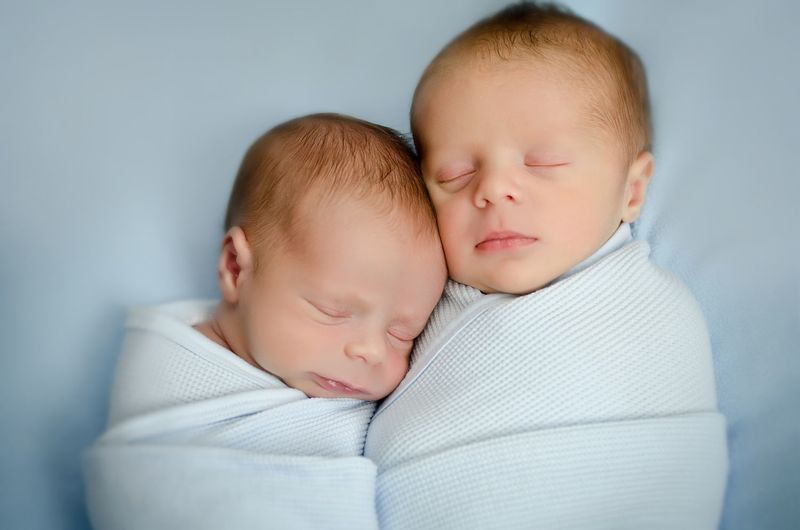 Twins Born Nine Days Apart 1