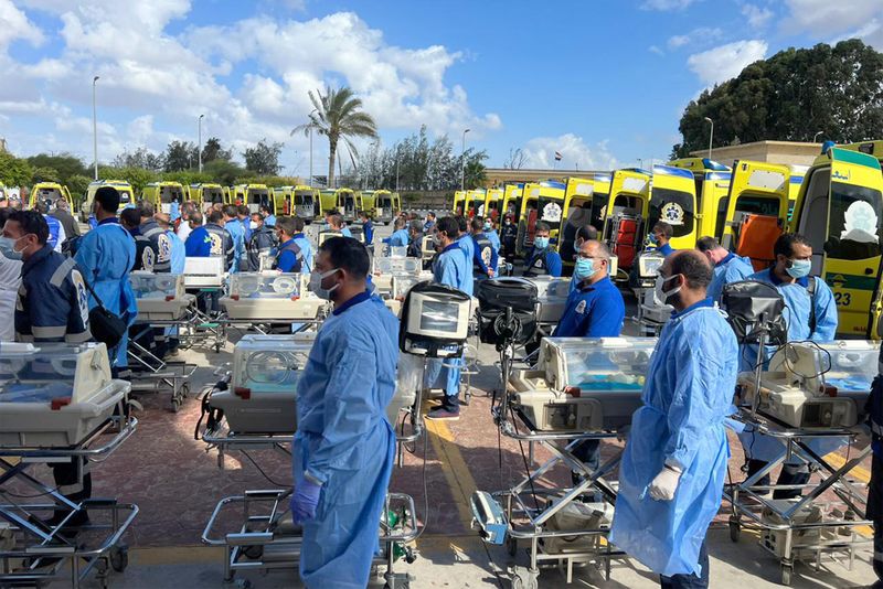 28 Prem Babies Evacuated From Gaza To Egypt 1